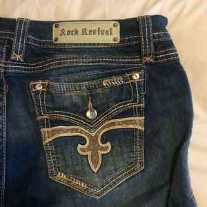Rock Revival crop pants size 34